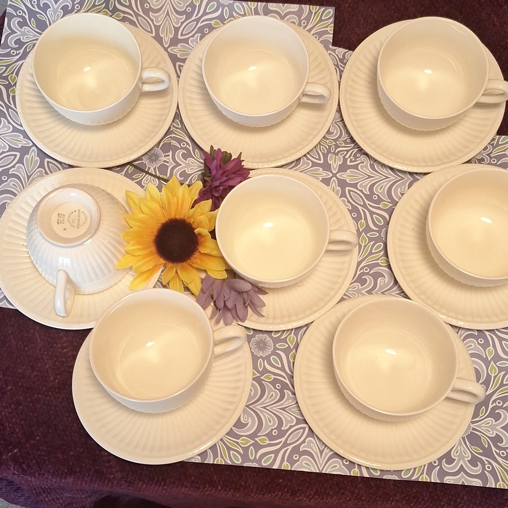 Wedgwood of ETRURIA  Cup & Saucer. Excellent Condition. No Chips Noted.